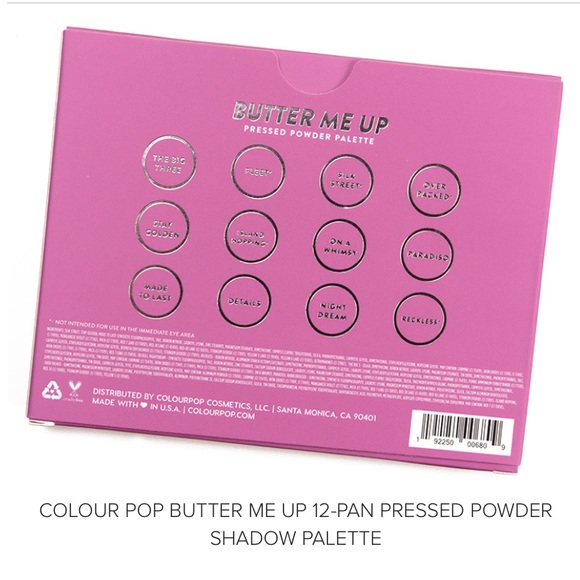 🆕🦋Colourpop Butter Me Up Palette🦋🆕 - Picture 5 of 5